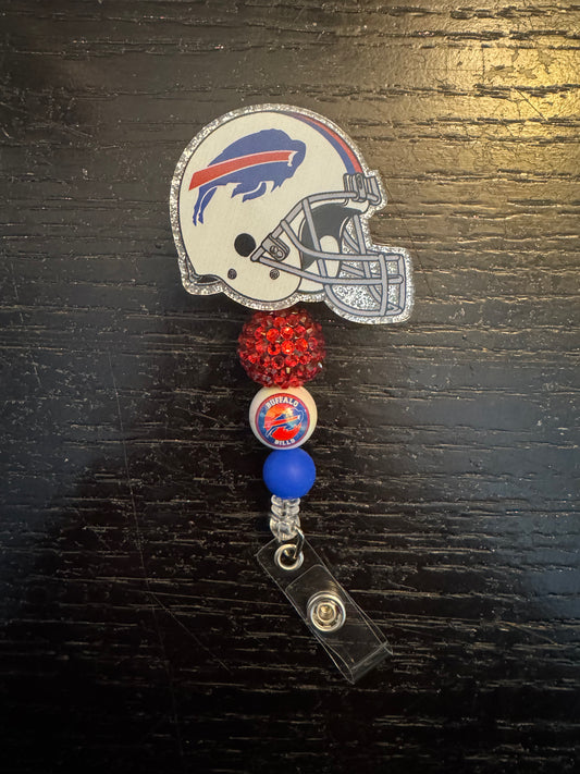 Buffalo Bills helmet badge reel