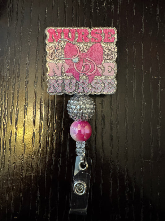 Nurse Nurse Nurse badge reel