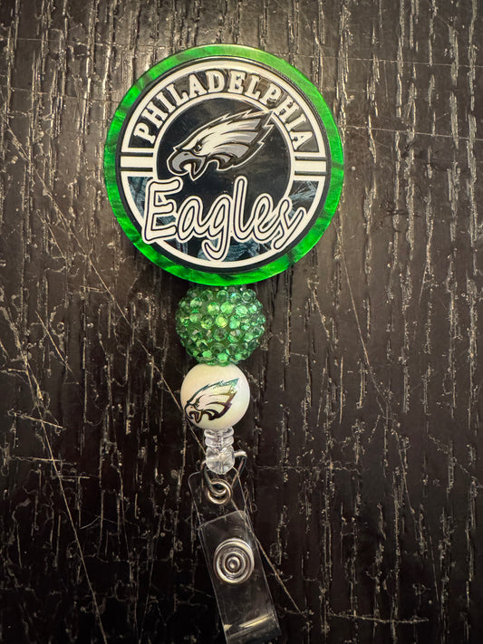 Eagles badge reel (no glitter)