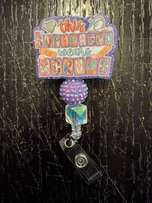 Superhero badge reel