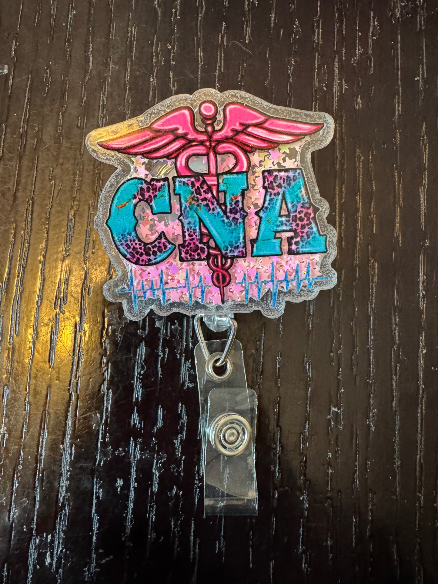 CNA Shaker badge reel