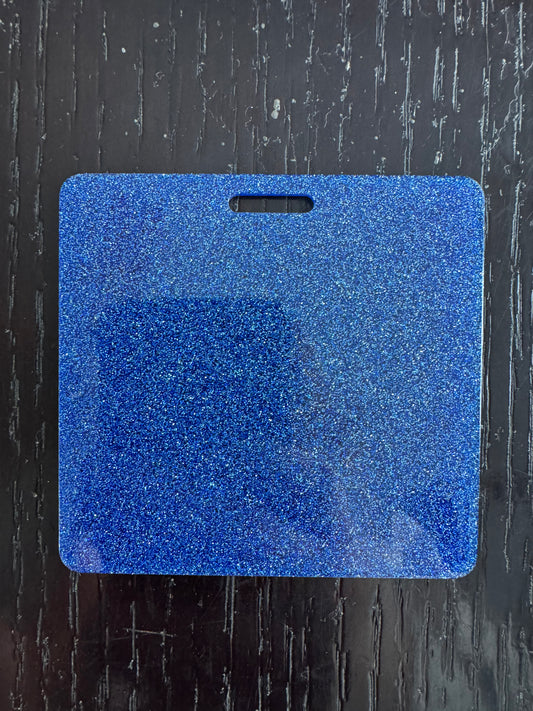 Blank Royal blue badge buddy