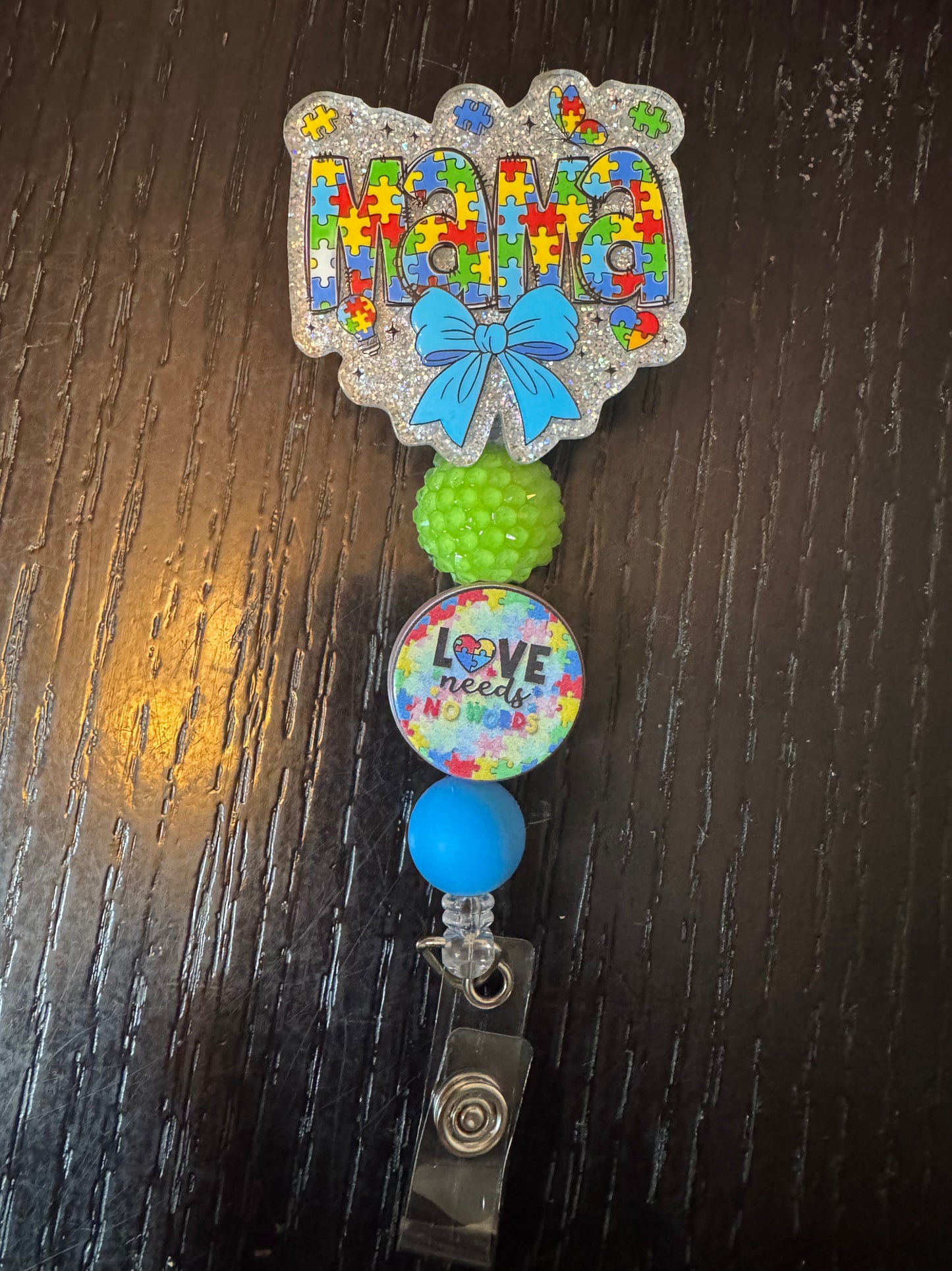 Autism Mama badge reel