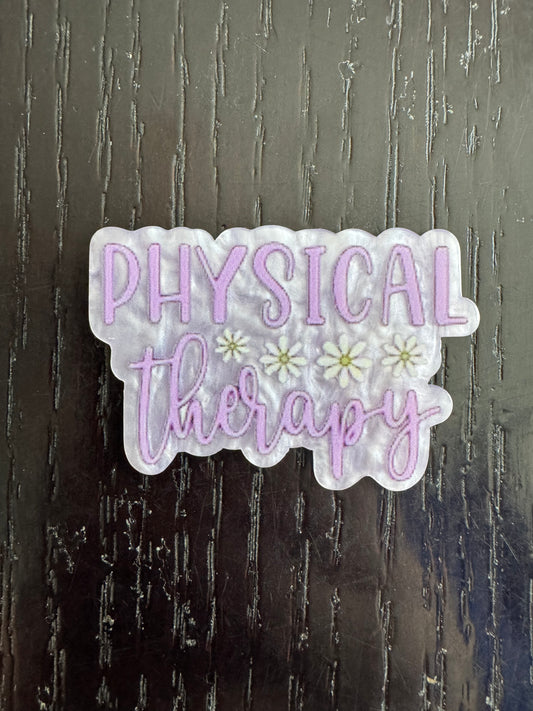 Physical therapy badge reel