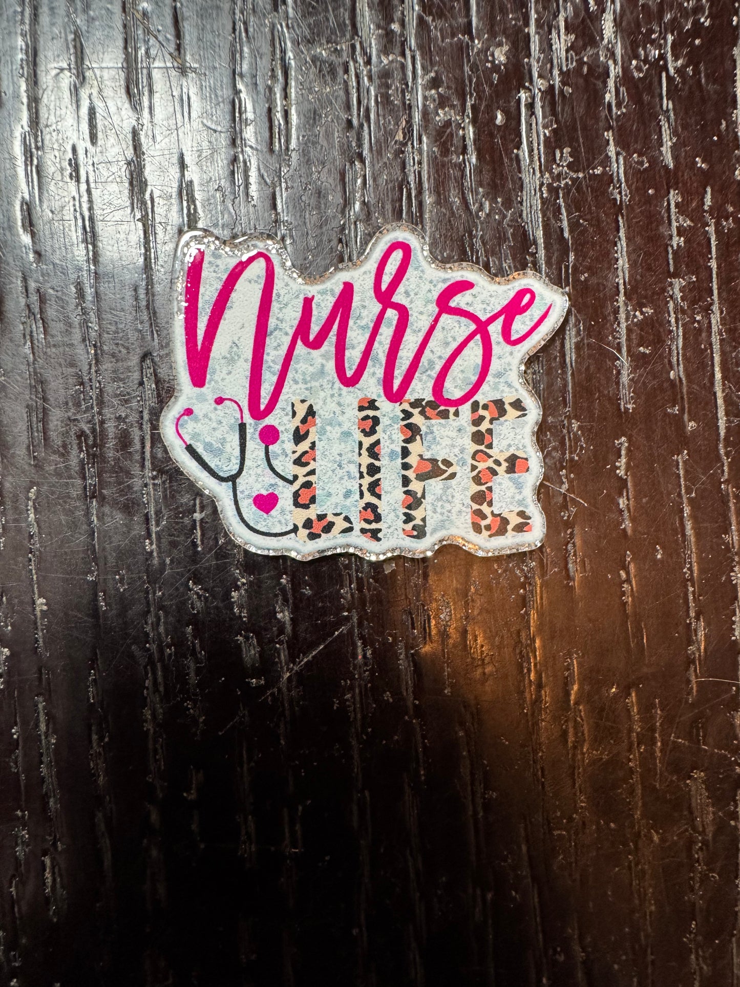 Nurse life badge reel
