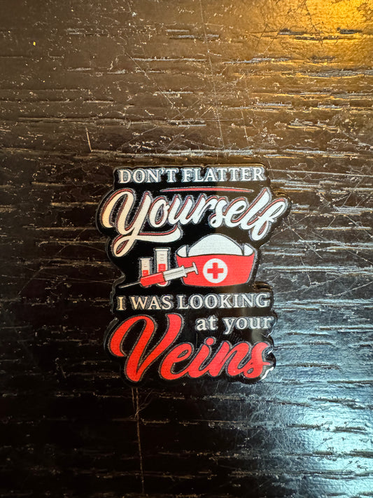 Veins badge reel (no glitter)