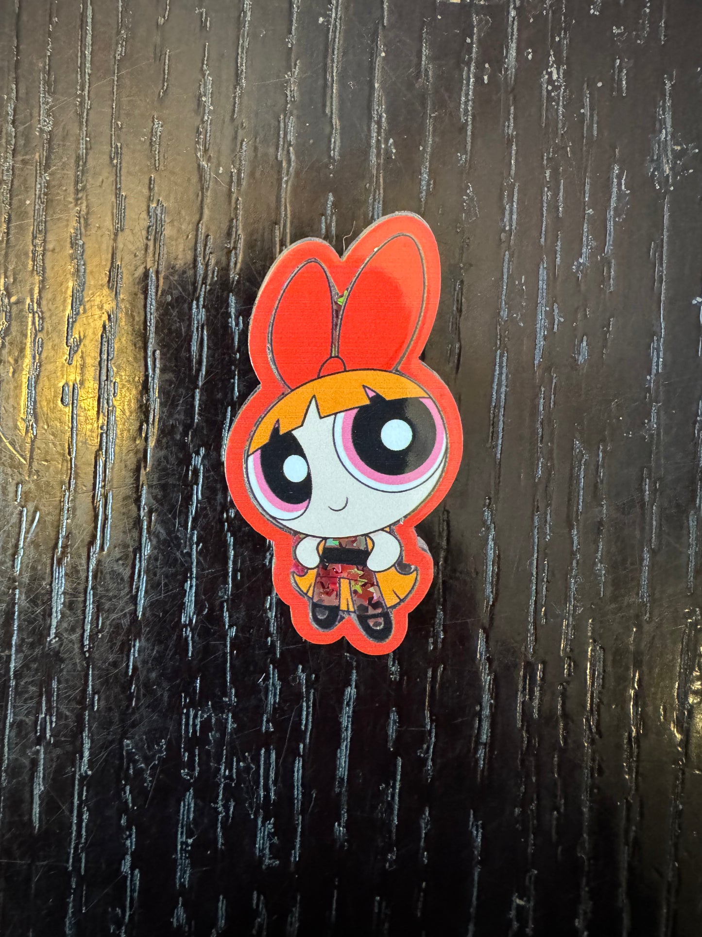 PPG Blossom shaker badge reel