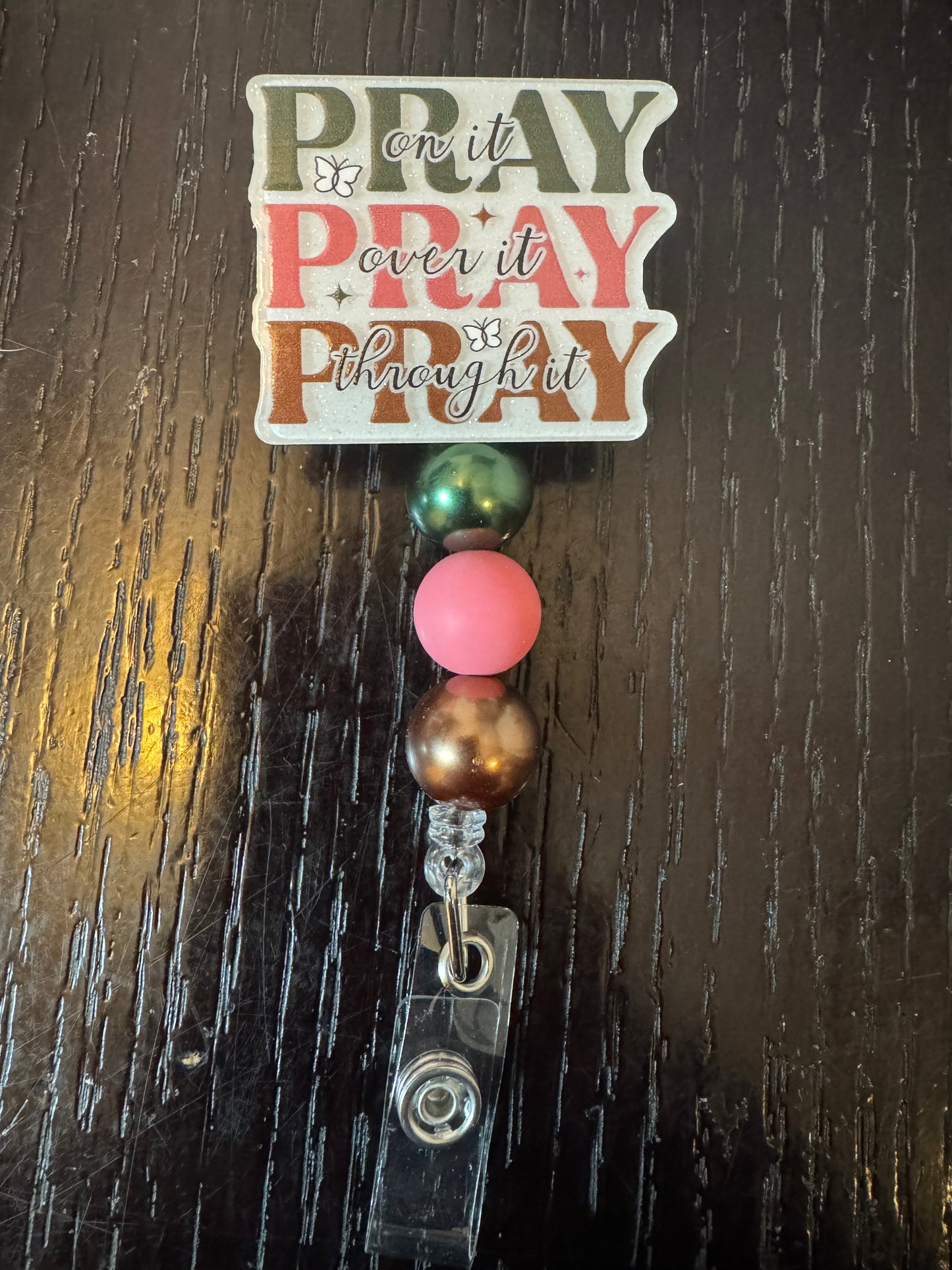 Pray badge reel
