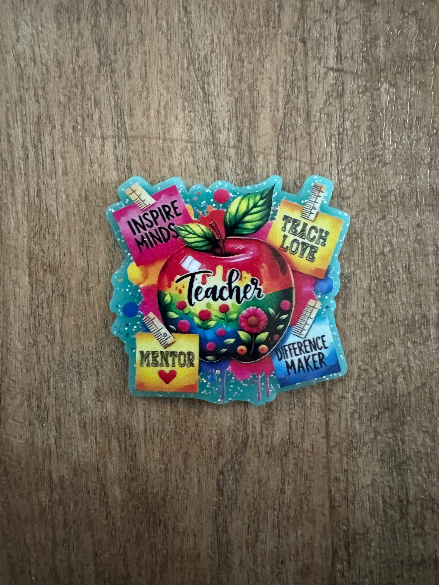 Teacher badge reel