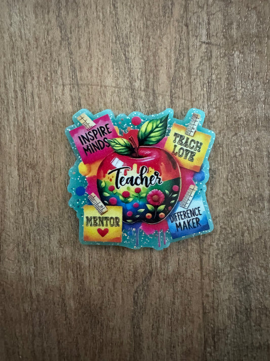 Teacher badge reel