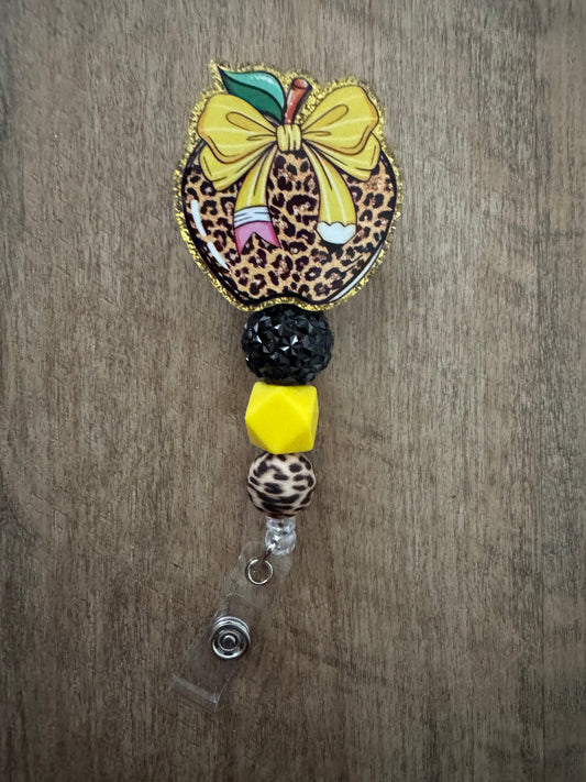 Teacher badge reel