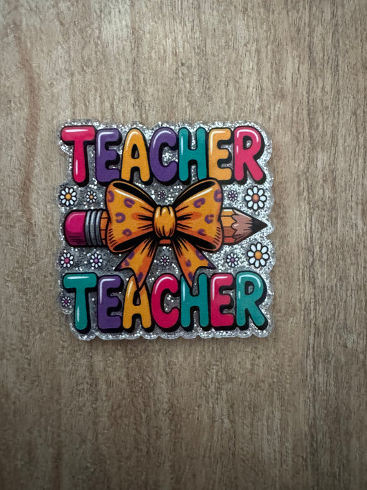 Teacher badge reel