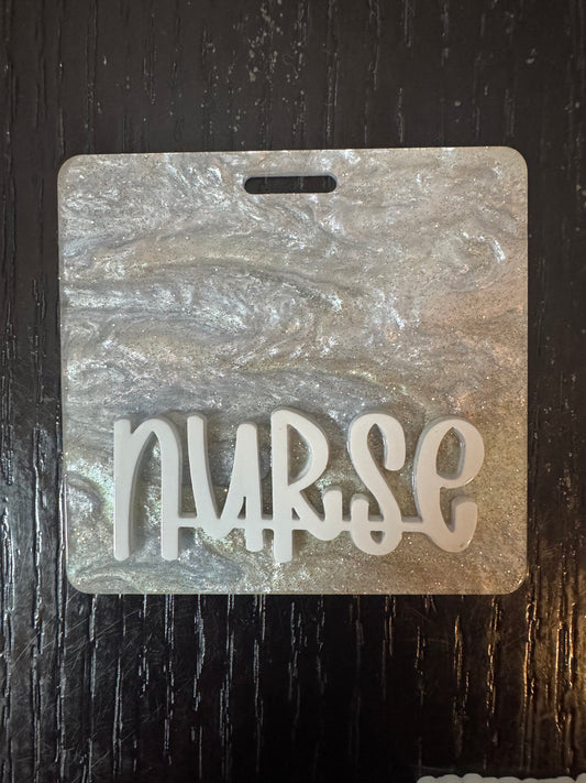 Nurse 3D badge buddy
