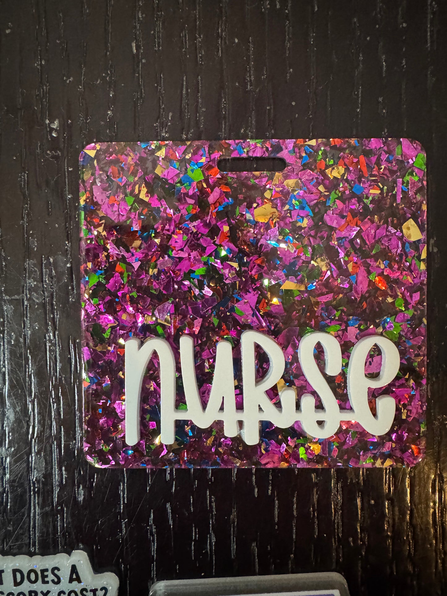 3D Nurse badge buddy
