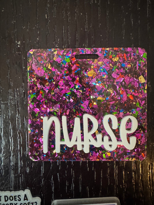 Nurse 3D badge buddy