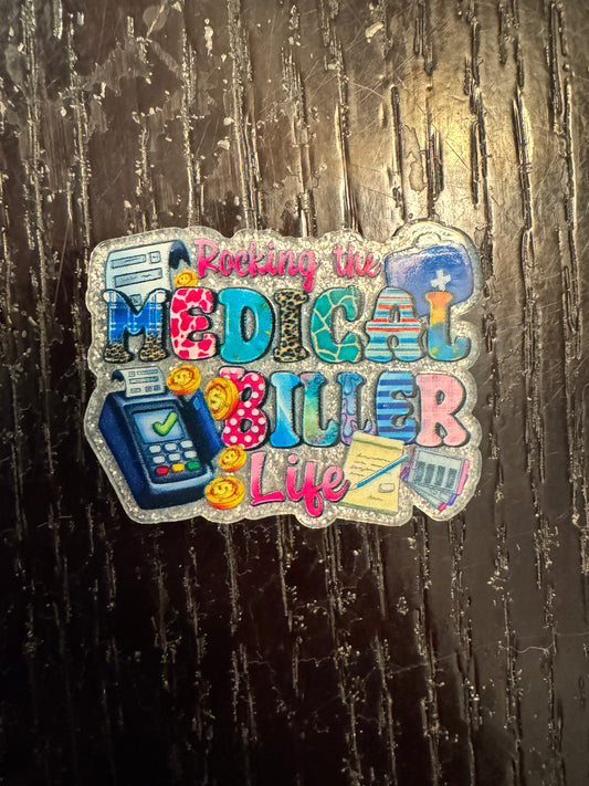 Medical Biller badge reel