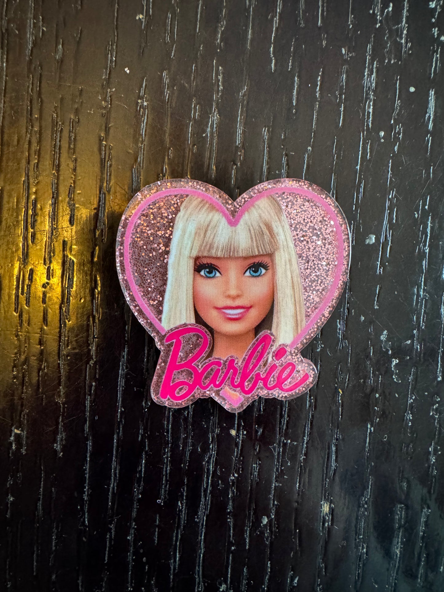 Barbie badge reel