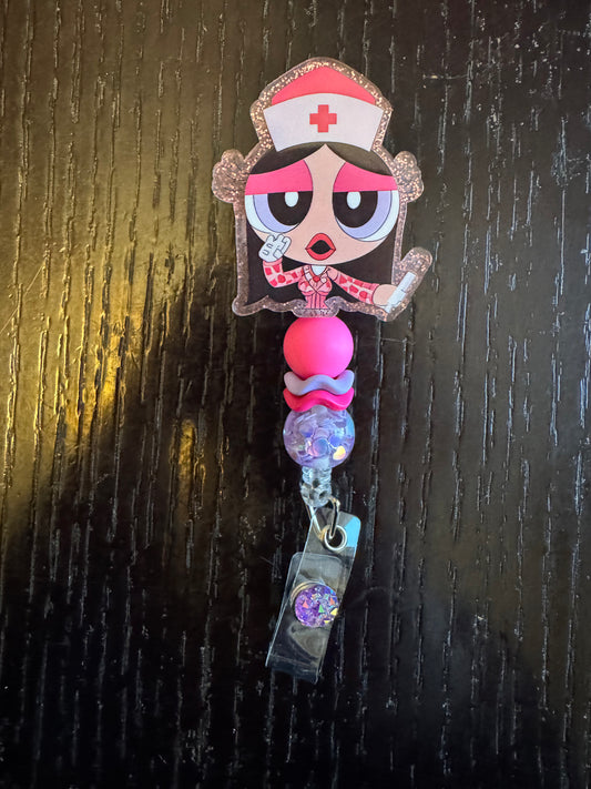PPG nurse badge reel