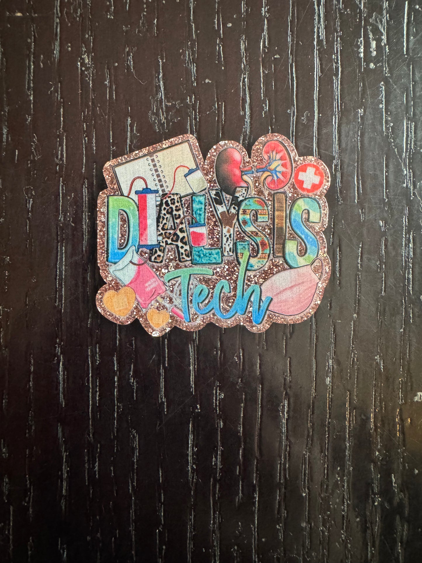 Dialysis tech badge reel