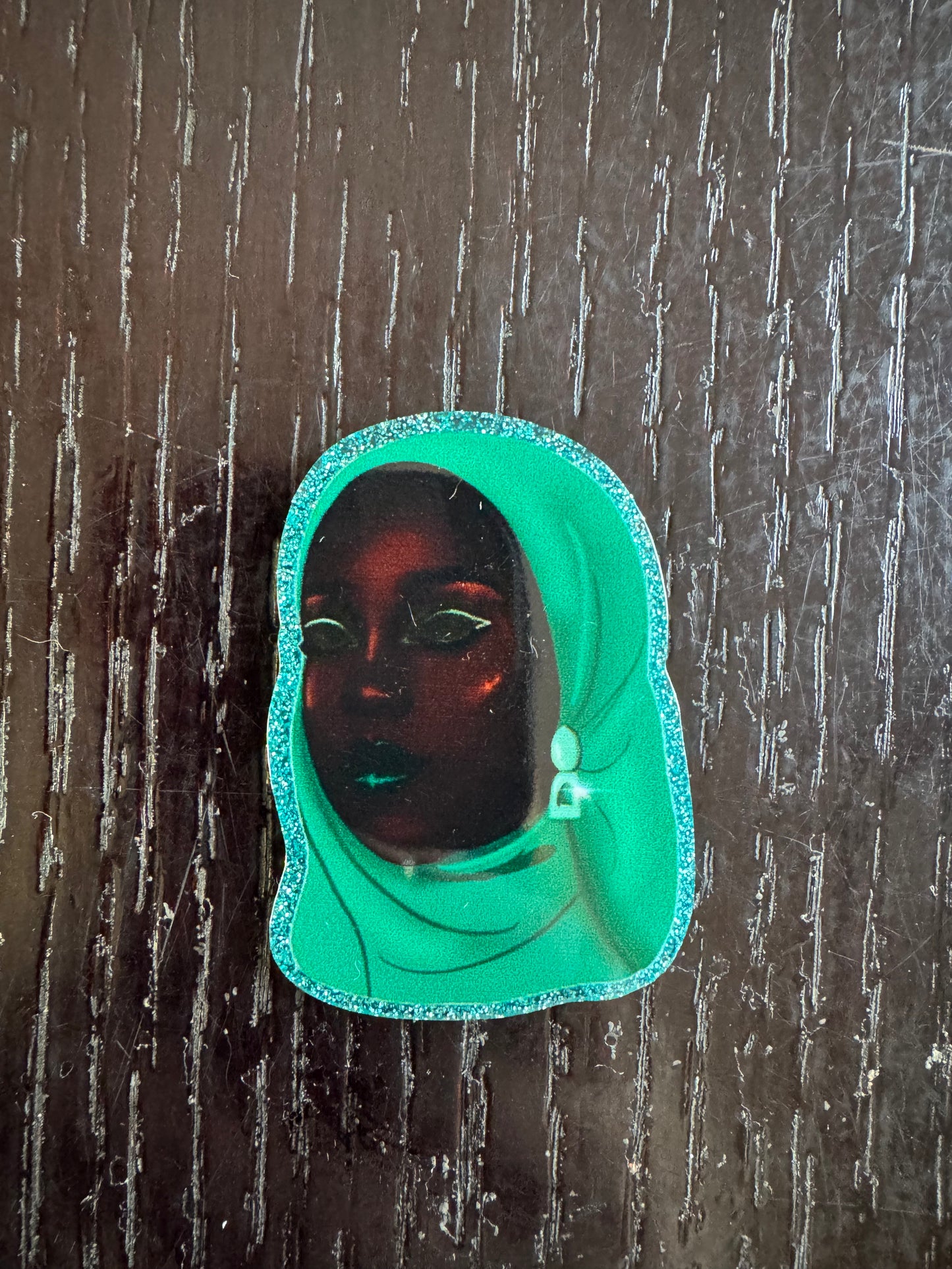 Woman badge reel