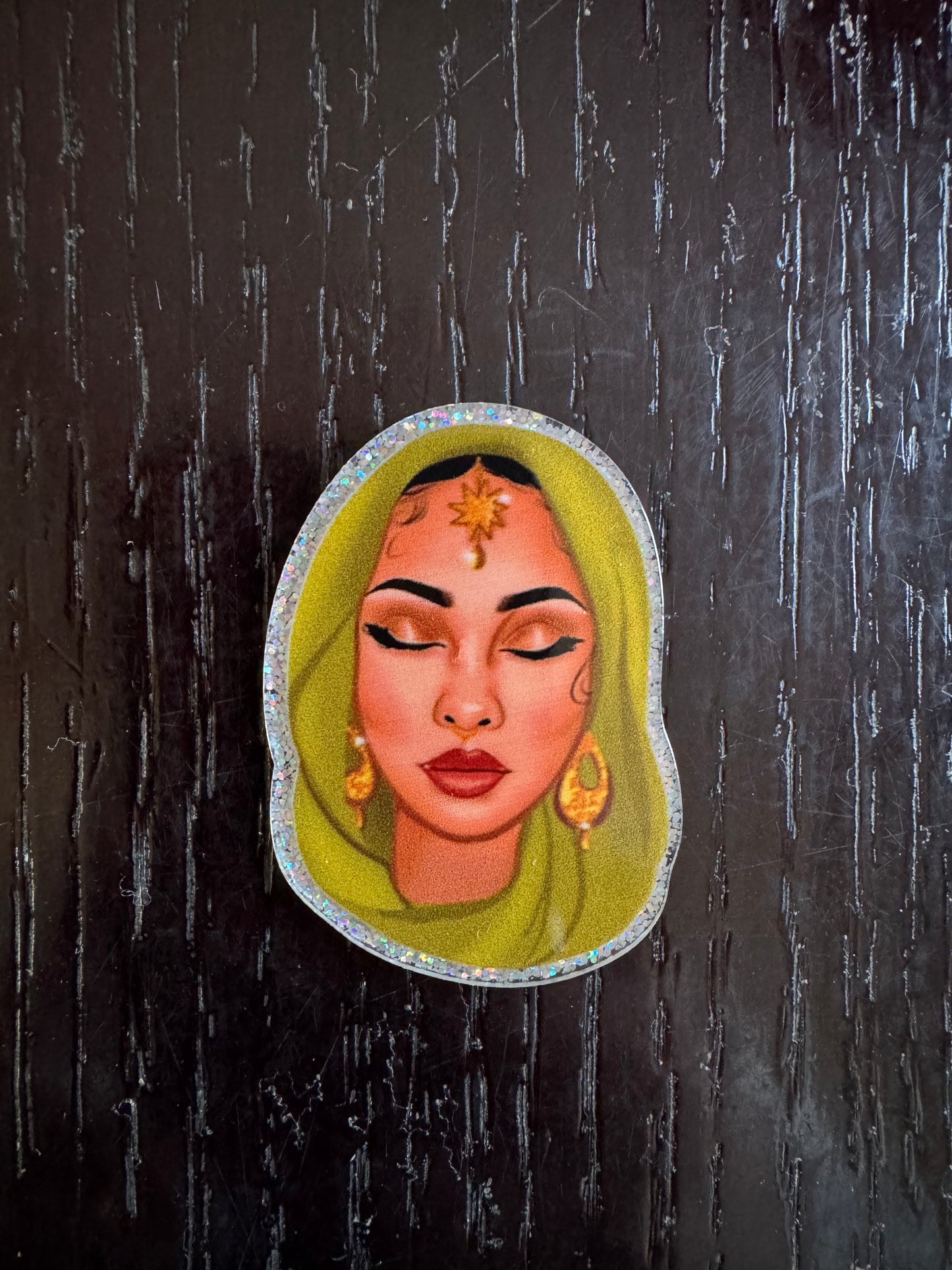 Woman badge reel
