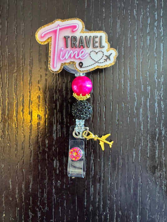 Travel time badge reel
