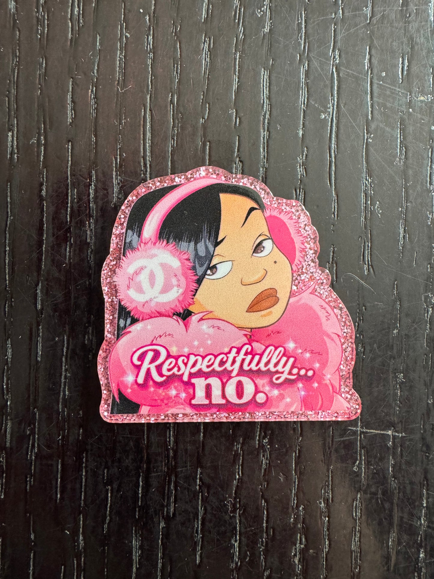 Respectfully no badge reel