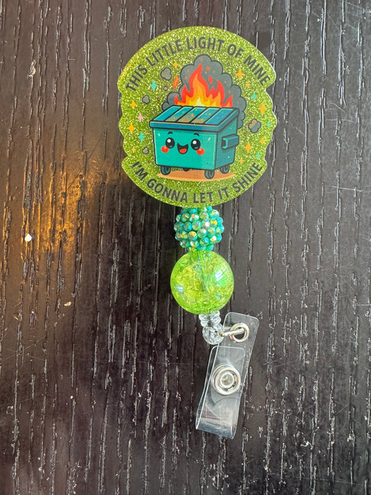 This little light of mine badge reel