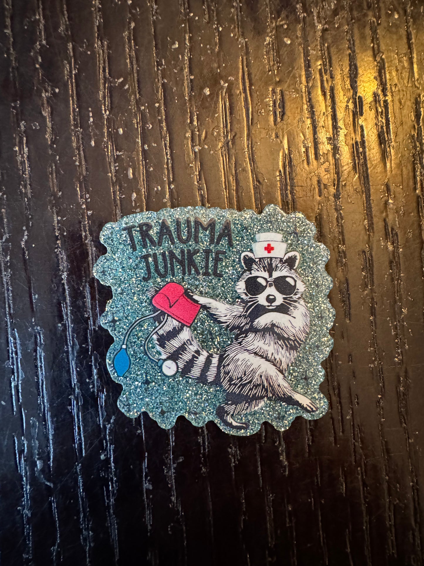 Trauma Junkie badge reel