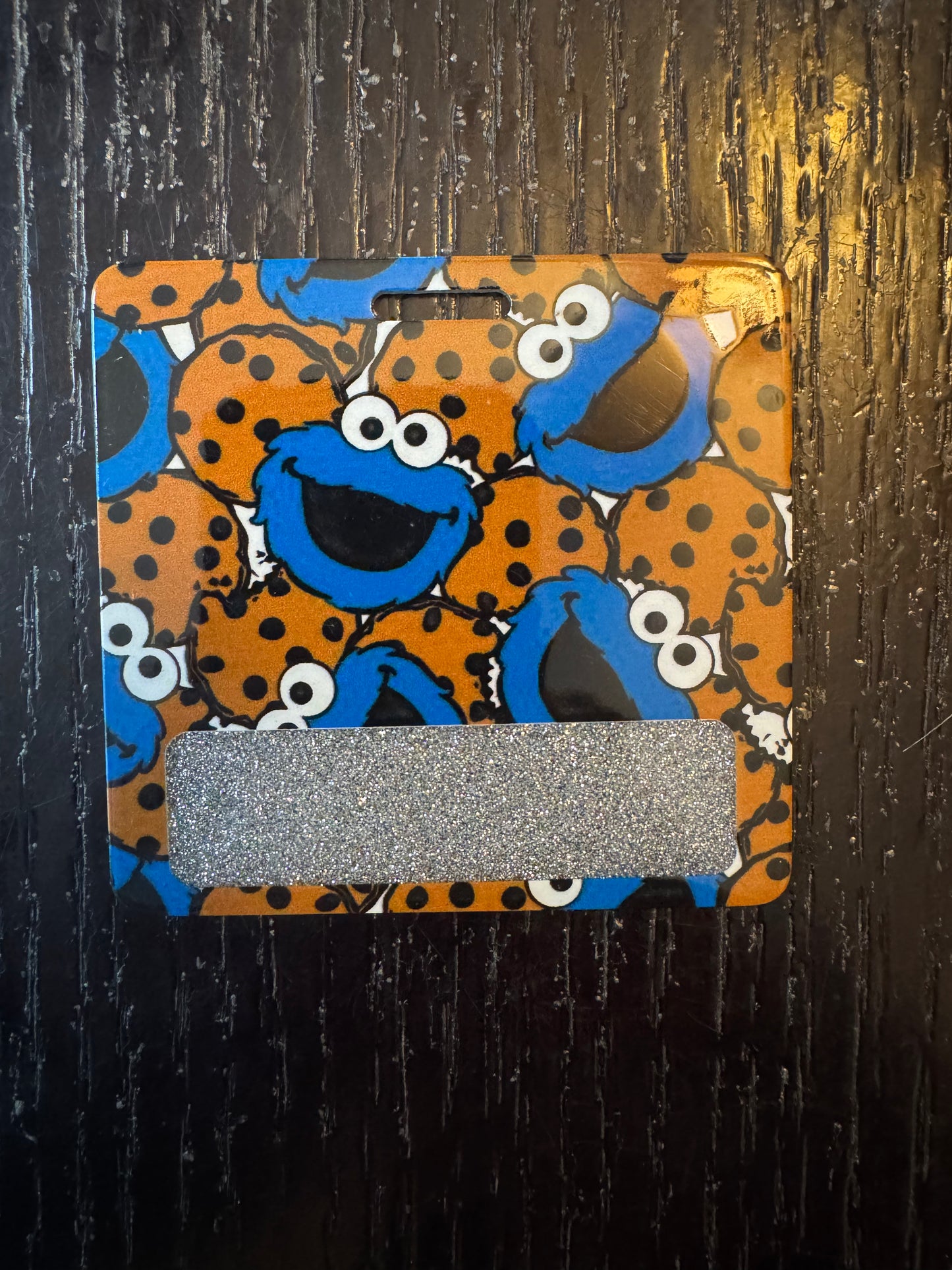 Cookie Monster badge buddy
