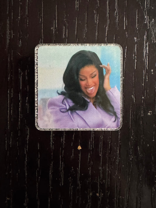 Cardi B badge reel