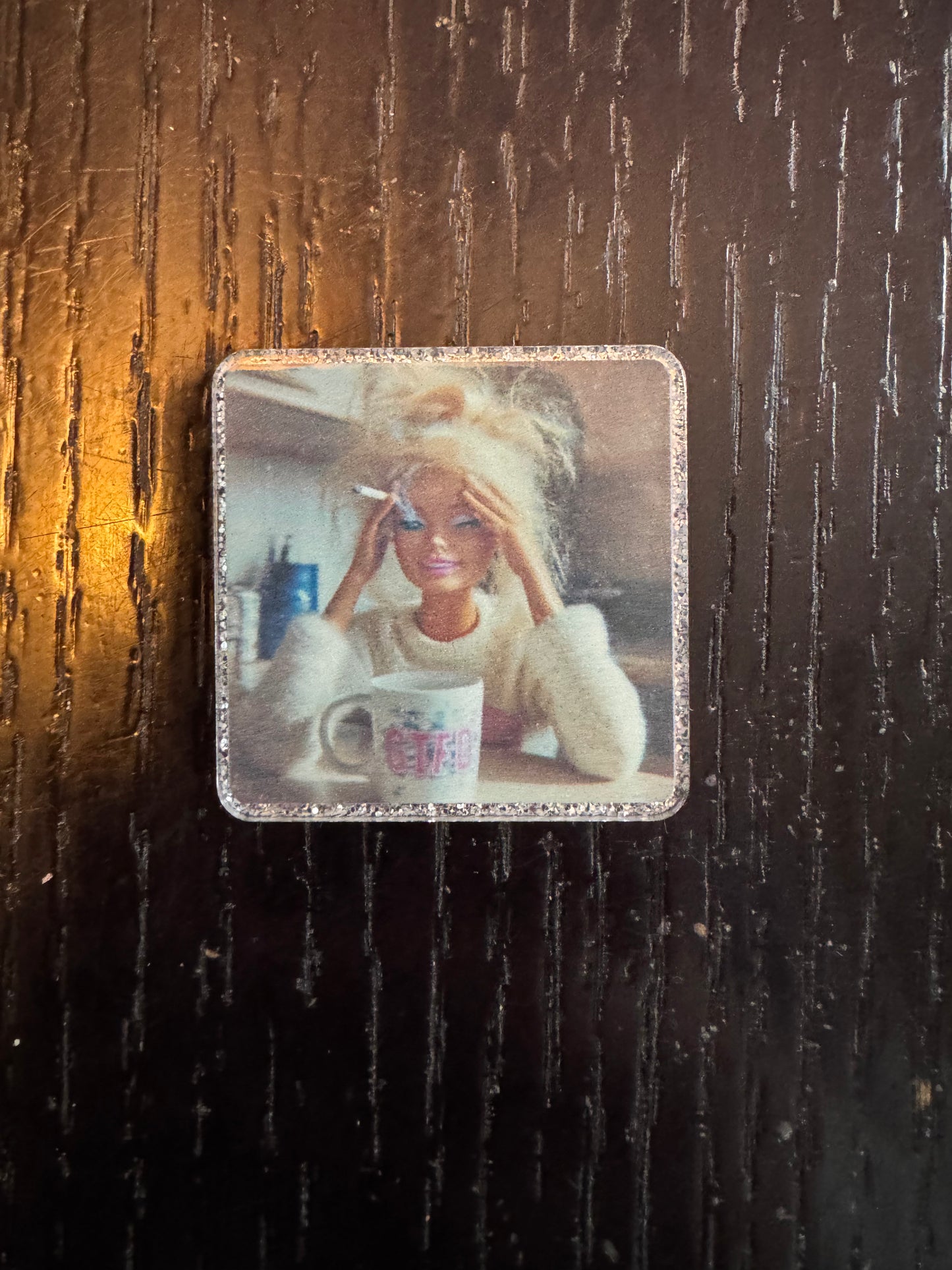 Barbie badge reel