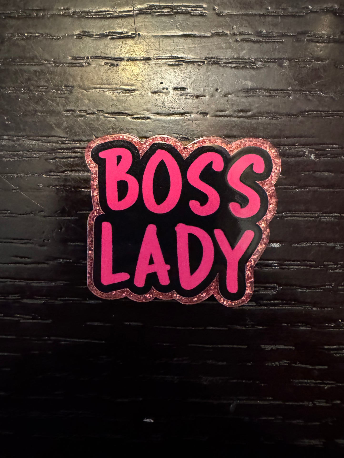 Boss Lady badge reel