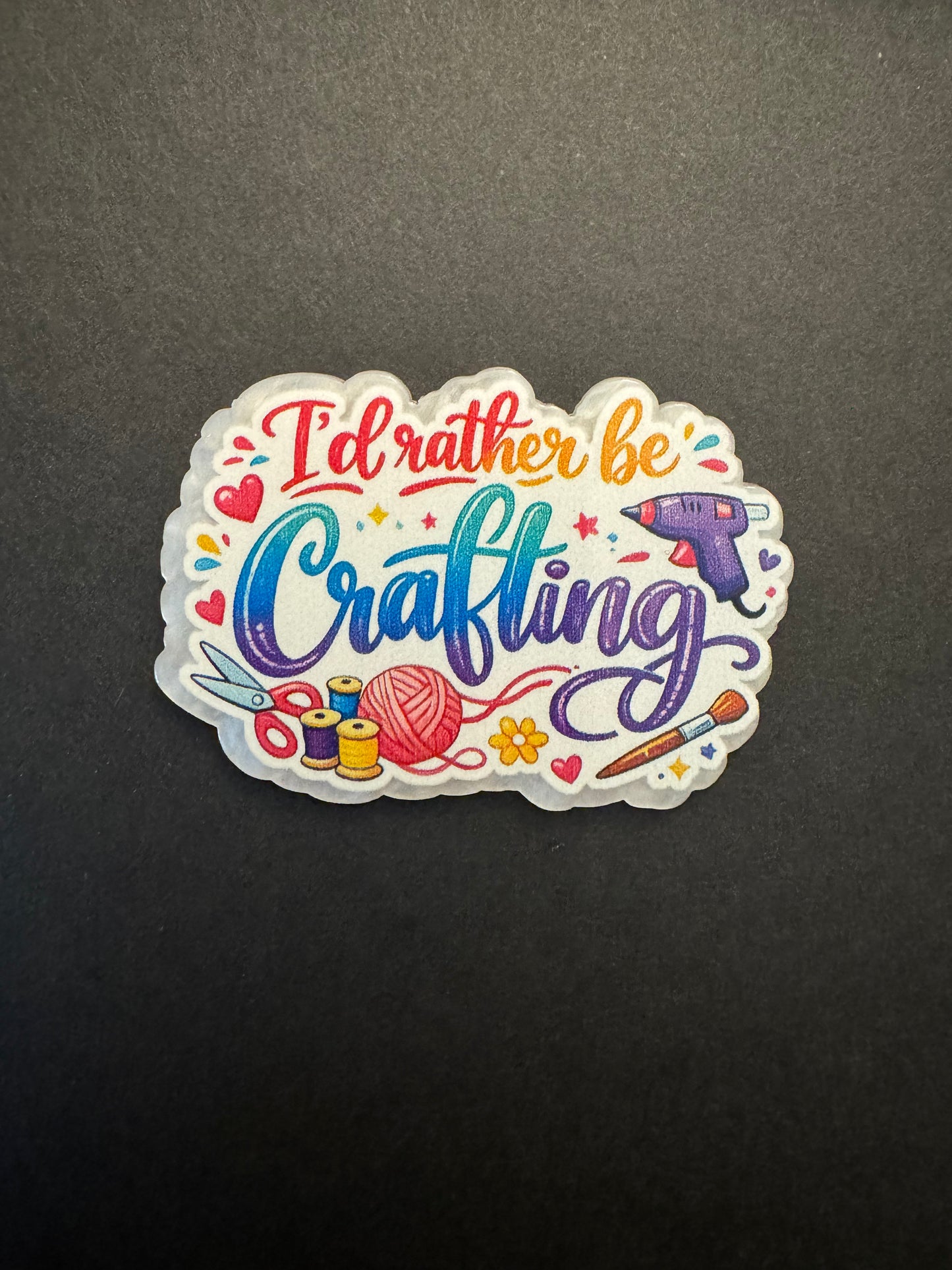 I’d rather be crafting badge reel