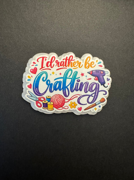 I’d rather be crafting badge reel