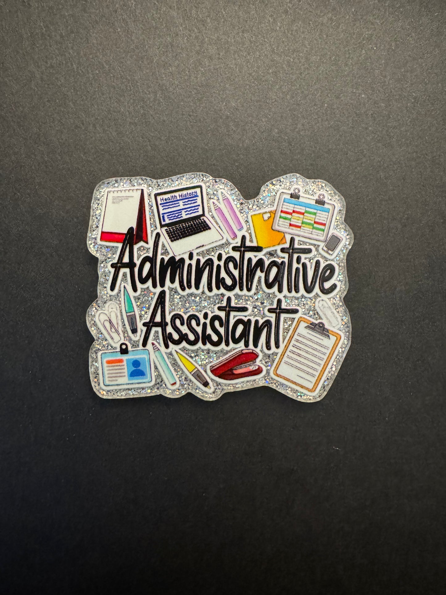 Administrative assistant badge reel