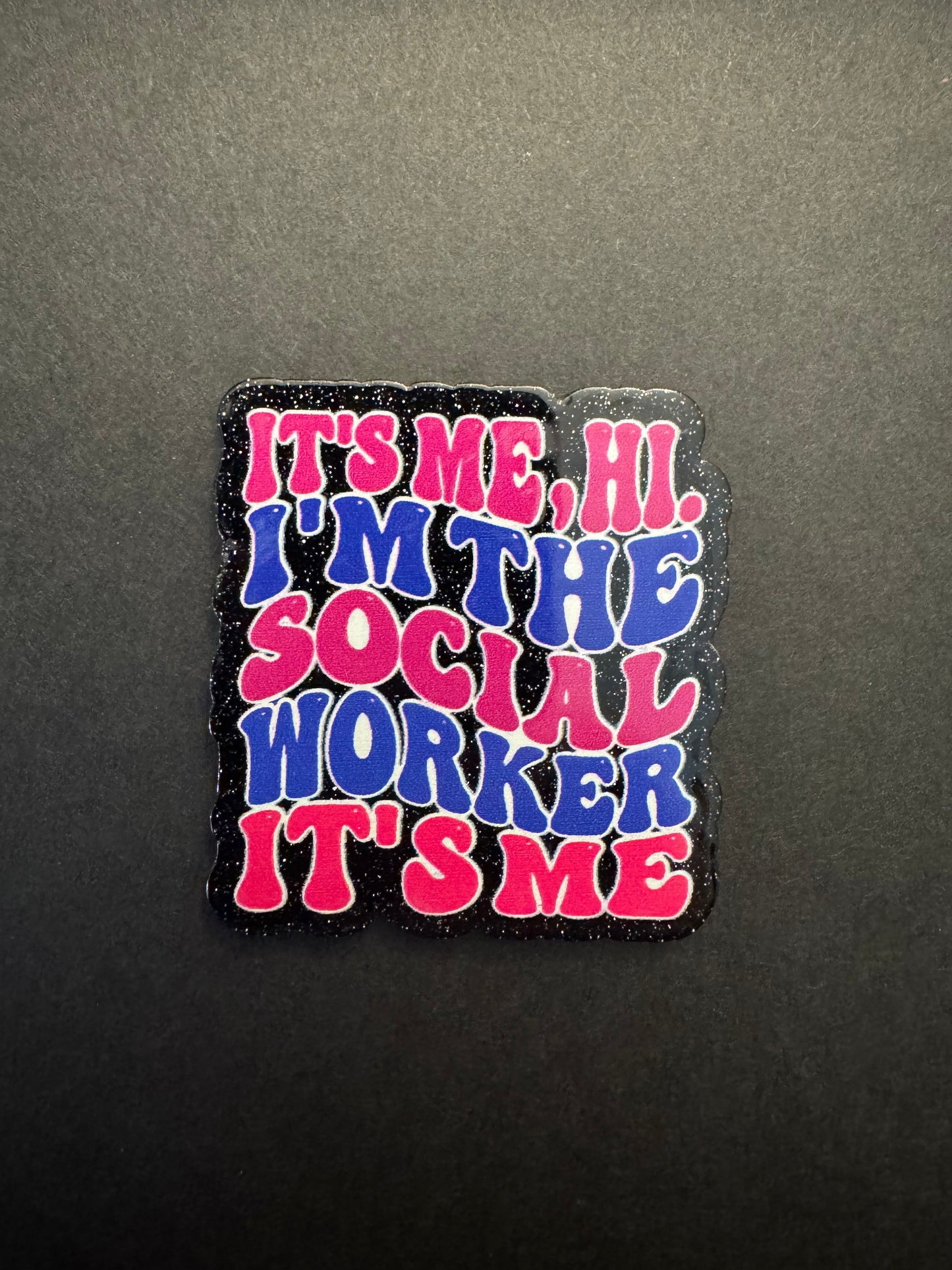 Social worker badge reel