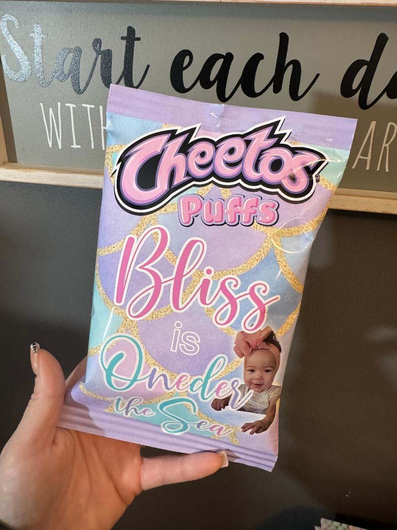 Party favor chip bags