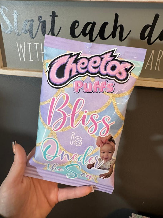 Party favor chip bags